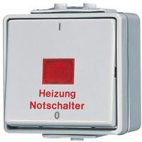 JUNG 602HW, Jung 602HW Heizungsschalter 10 AX 250 V ~ Wei&szlig; Serie WG