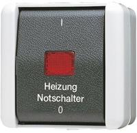 Jung Heizungsnotschalter 802 HW, Aufputz, Feuchtraum IP44