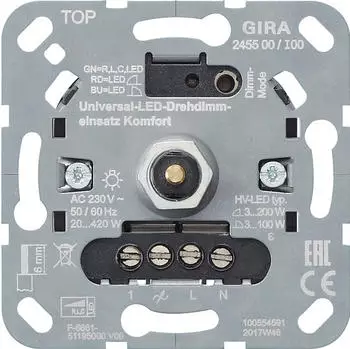 Gira Universal-LED-Drehdimmeinsatz S3000 (245500)