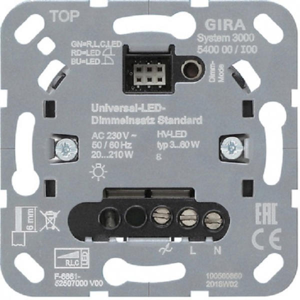 Gira Universal-LED-Dimmeinsatz S3000 (540000)