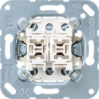 Jung Wippschalter (einsatz) 20 Ax 250 V, Doppel-wechsel 509-20 U