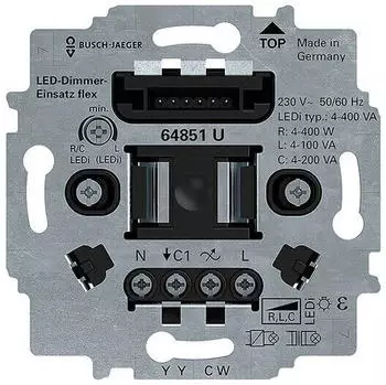 Busch-Jaeger 64851 U LED-Dimmer-Einsatz flex 1-fach