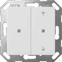 Gira KNX Taster Wippe 2f rws unbedruckt/Pfeile 517503 (517503)
