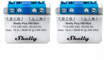 Shelly Plus 1PM Mini WLAN + Bluetooth (2 Stck.)
