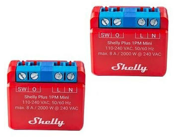 Shelly Plus 1PM Mini (2 Stk.)