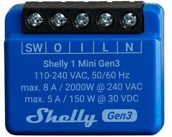 Shelly Plus 1 Mini Gen3