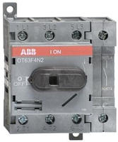 Abb Ot63f4n2 Schwarzer Schalter 4-polig 63a 750v