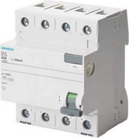 Siemens 5SV43470, Siemens FISchutzschalter Typ AC A 30 mA Un AC (5SV43470)