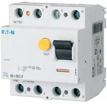 Eaton FI-Schutzschalter Typ F PFIM-40/4/03-G/F