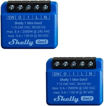 Shelly 1 Mini Gen3 (2 Stk.)