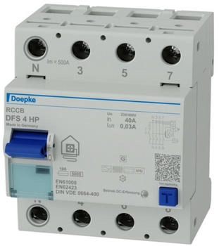 Doepke FI-Schutzschalter DFS4 040-4/0,03-HP