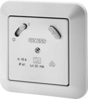 Gewiss GW95526 FI-Schutzschalter 1P+N Typ A 16A 30mA 230V IP41 wei&szlig;