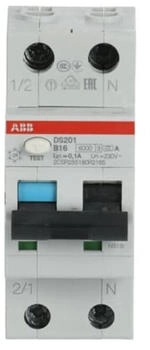 ABB FI/LS-Schalter DS201A-B16/0,1