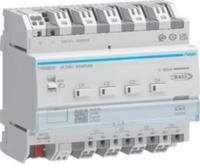 Hager DALI Aktor 4-fach KNX TYAS664D Secure easy Broadcast RGB(T)W