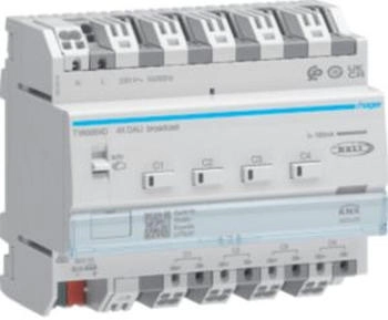 Hager TYAS664D DALI Aktor 4-fach KNX Secure easy Broadcast RGB(T)W