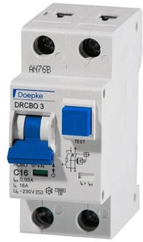 Doepke FI/LS-Kombination DRCBO 3 C16/0,3/1N-A Doepke FI/LS-Kombination DRCBO 3 C16/0,3/1N-A
