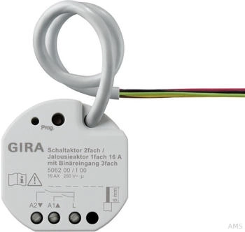 Gira Schalt-/Jal.aktor 2f/1f 16 A UP OneKNX (506200)