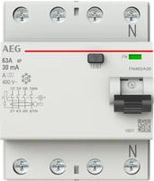 AEG FI-Schutzschalter FN463/A30 4P Typ A 63A 30mA (2CSF704156R1630)