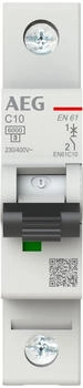 AEG EN61 C10 6kA 10A 1P (2CDS251088R0104)