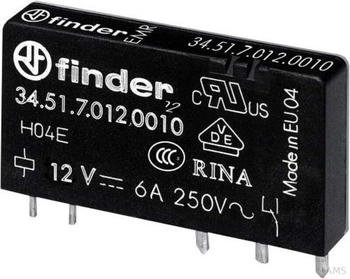 Finder 6 A Spule 24 V DC sensitiv (345170240010)