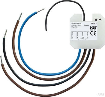 MDT KNX RF+ Funk 2-fach UP 10 A (RF-AKK2UP.01)