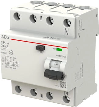AEG FN425/A30 4P Typ A 25A 30mA (2CSF704156R1250)