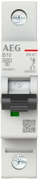 AEG EN61 B10 Leitungsschutzschalter 6kA, B-Charakteristik, 10A, 1P (2CDS251088R0105)