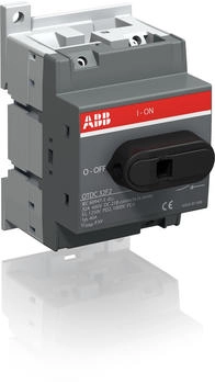 ABB OTDC32F2 DC-Lasttrennschalter 2-polig 32A m. schwarzem Knebelgriff (1SCA121456R1001)