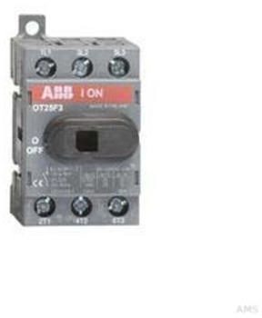 ABB OT25F3 3-polig 25A m. schwarzem Knebelgriff (1SCA104857R1001)