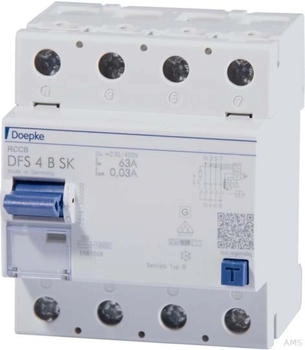 Doepke allstromsensitiv DFS4 080-4/0,03-B SK 4polig 80/0,03A (09154998)