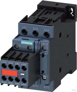 Siemens AC-3e 25 A/11 kW/400V 3-polig DC 24V (3RT2026-1BB44-3MA0)