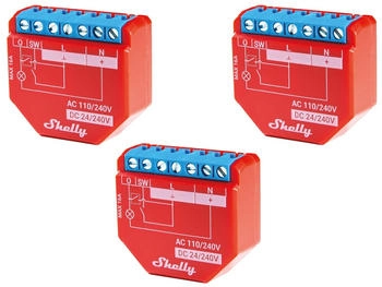 Shelly Plus 1PM (3 Stck.)