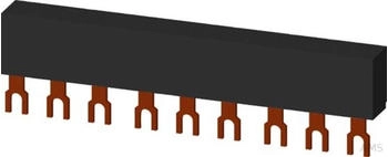 Siemens 3RV1915-1BB 3Ph.-Sammelschienen Teilungsabstand 45mm für 3 Schalter Anschlüsse in Gabelform (3RV19151BB)