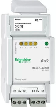 Schneider Electric Schneider MTN644992 REG-K/4x230 lichtgrau