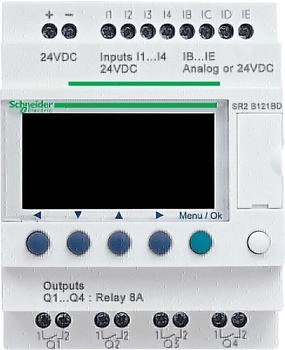 Schneider Electric Schneider SR2B121FU SPS- Zelio Logic kompakte Ausführung 12 E/A 100 bis 240 VAC Dis