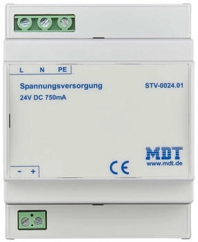 MDT STV-0024.01 Spannungsversorgung 4TE REG 750 mA 24 V DC SELV