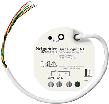 Schneider Electric Schneider MTN6003-0012 SpaceLogic KNX Jalousie-/ 2fach UP mit 3 Binäreingängen