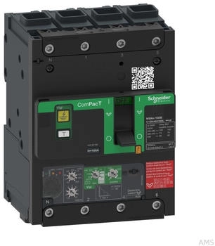 Schneider C12E44V160L Kompaktleistungsschalter mit Differenzstromschutz ComPacT NSXm mit MicroLogic 4.