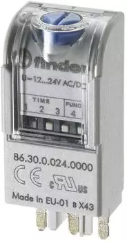 Finder Zeitmodul für Bahn-Anwendungen Multifunktions-Zeitschalter (86.30.0.024.0000T)
