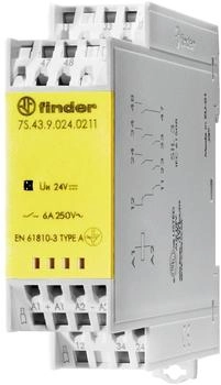 Finder Relaismodul mit zwangsgef&uuml;hrten Kontakten, 2 Schlie&szlig;er + 1 &Ouml;ffner f&uuml;r 6A (7S.43.9.024.0211)