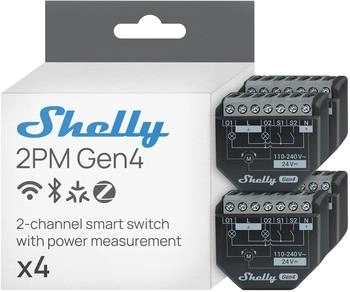 Shelly 2PM Gen4 4er-Pack
