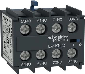 Schneider Electric Hilfsschalterblock TeSys K, 2 Öffner + 2 Schließer, Schraubklemmen (LA1KN22)