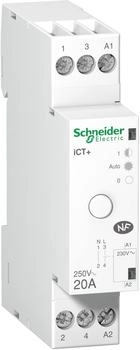 Schneider Electric Vorwahl-Hochleistungsschütz iCT+, 1P+N, 1S, 20A, 230V AC (A9C15031)