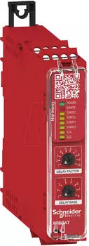 Schneider Electric Sicherheitsrelais, 2 Funktionen, 1 Kreis/2 Kan&auml;le, 2S+1Sv, SIL3 (XPSBAT12A1AP)