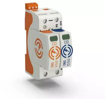 OBO Bettermann CombiController V50 einpolig mit NPE+FS 280V (5093531)