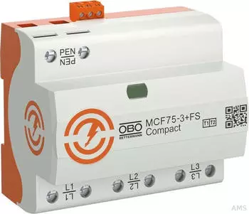 OBO Bettermann LightningController Compact MCF75-3+FS Kombiableiter dreipolig mit FS 255V 25 kA (5096981)