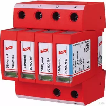 Dehn &Uuml;berspannungsableiter DEHNguard M TT 385 FM 4-polig f&uuml;r TT- und TN-S-Systeme (952316)
