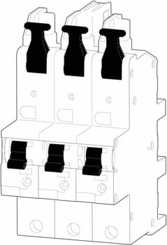 ABN SHU-Schalter 3-polig 40A Sammelschiene E-Charakteristik (XKS340-5)