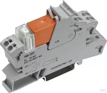 Wago Stecksockel mit Relais 24V DC 1 Schließer 16A (788-357)