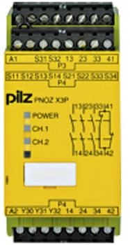 Pilz PNOZ X3P Not-Aus-Schaltger&auml;t 24VDC 24VAC 3n/o 1n/c 1so (777310)
